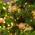 kant-en-klare kunstkerstboom met verlichting